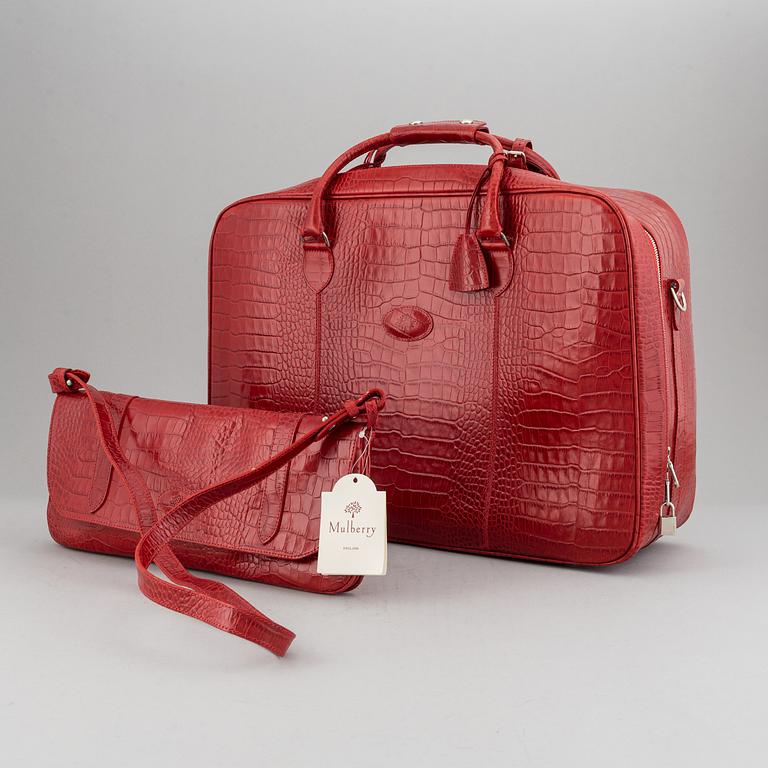 Mulberry, a travelbag and a shoulder bag.