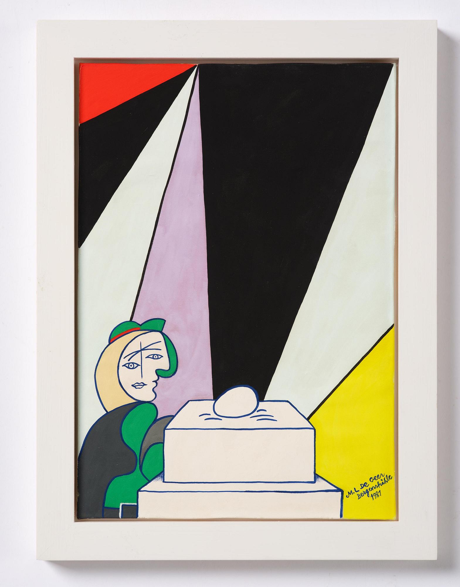 Marie-Louise Ekman, "Ett ägg-monument, tänkande Picassodam och en Olle Baertling-målning".