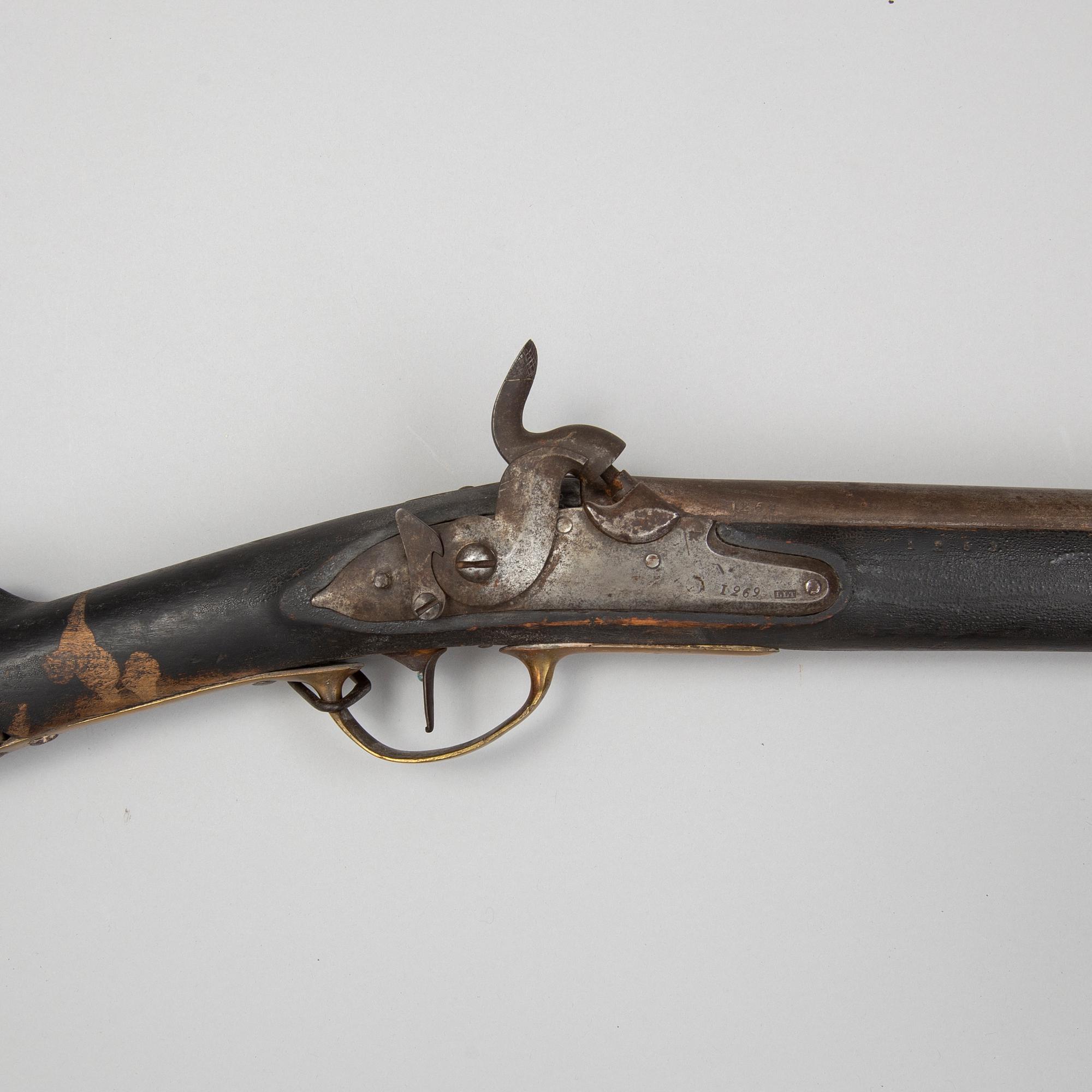 SLAGLÅSGEVÄR norskt, reparationmodell 1774-1857.