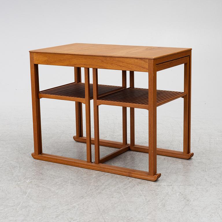 Carl Malmsten, a nest of three 'Släden' tables.