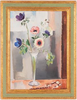 Arthur Percy, Anemones in a Vase.