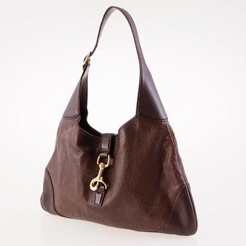 GUCCI Guccissima Leather Jackie Hobo Bag.