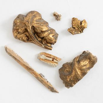 Spegel, rokokostil, 1800-talets slut.