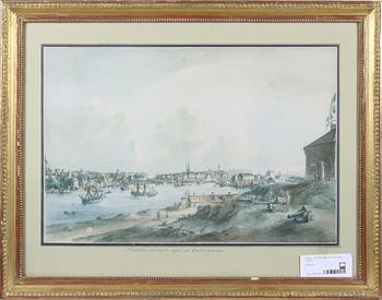 GRAFIK, 8 delar, efter Elias Martin. 1900-tal.