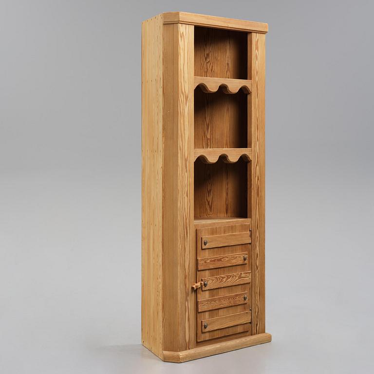 Axel Einar Hjorth, a stained pine "Sandhamn" corner cabinet, Nordiska Kompaniet, Sweden, 1931.
