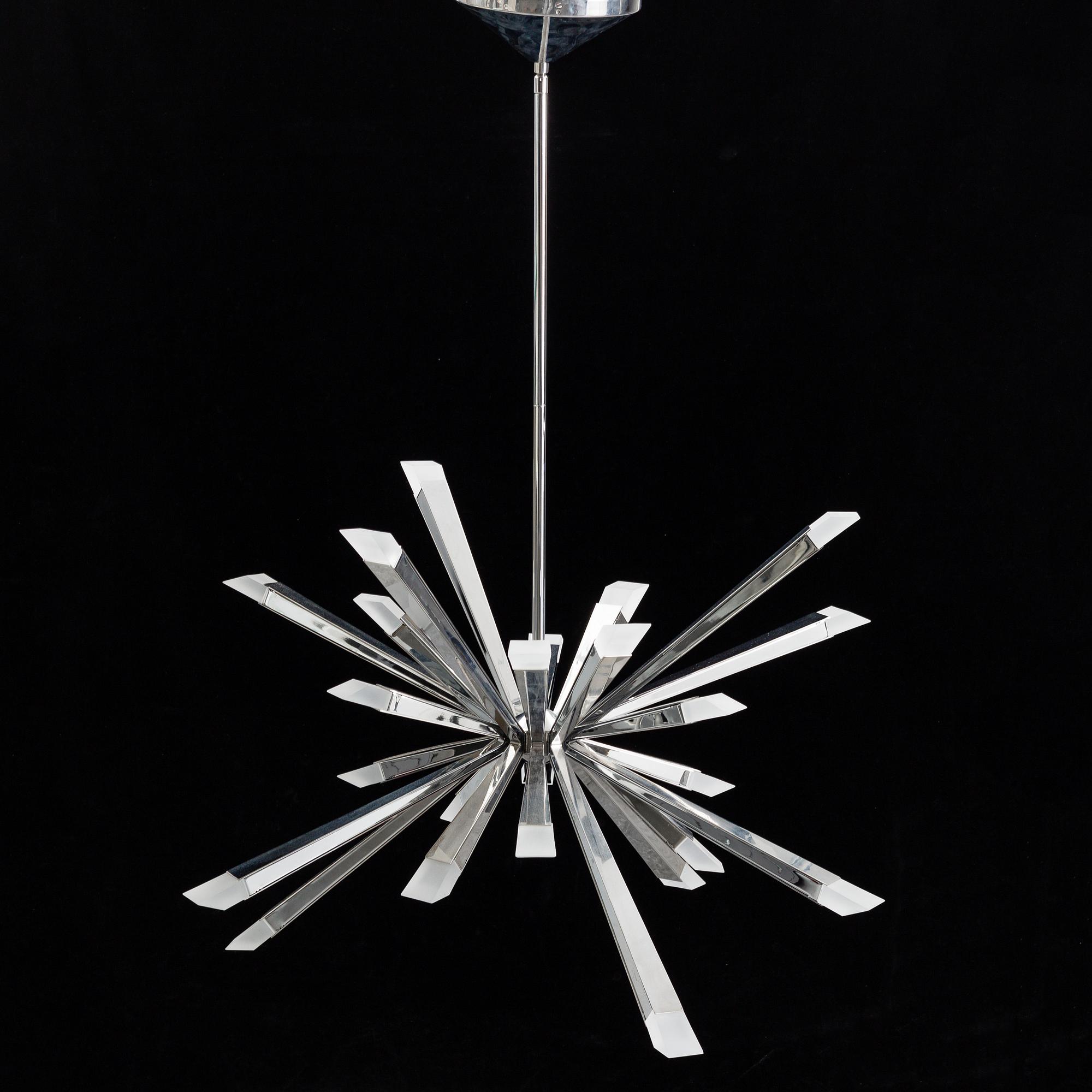 STEVEN BLACKMAN, a 'Starburst Chandelier' ceiling light, for Blackjack Lightning.