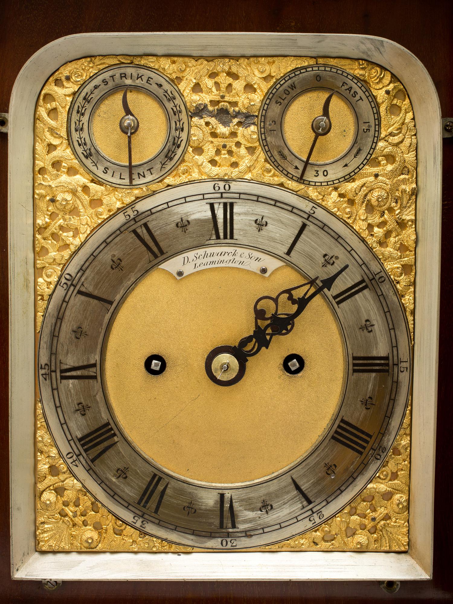 BIBLIOTEKSUR, "D. Schwarck & Son, Leamington",Louis seize-stil. Omkring 1900.