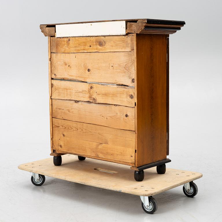 Display cabinet, late 19th century,