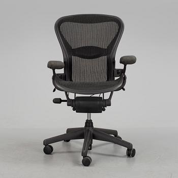A "Aeron" office chair by Don Chadwick/ Bill Stumpf for Herman Miller, 20th/21st century.