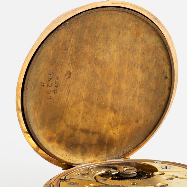 Invar, pocket watch, hunter, 51,5 mm.