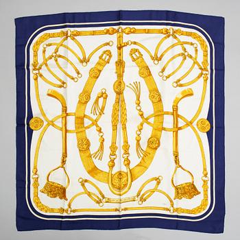 Hermès, a 'Gaucho par Hermès' silk scarf.