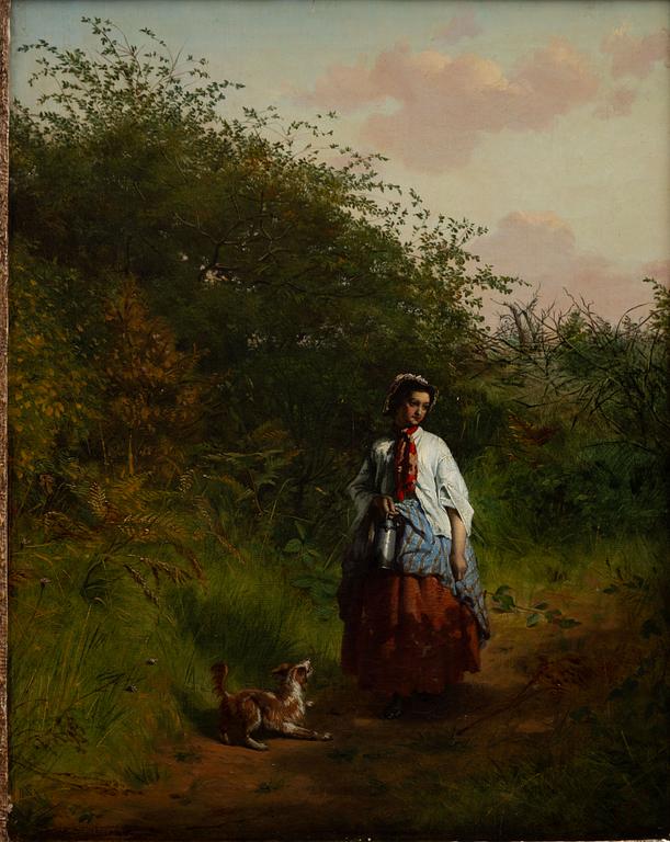 William Crosby, attributed, The Dog Walk.