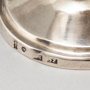 A silver creamer, mark of PE Sundberg, Karlskrona 1830.