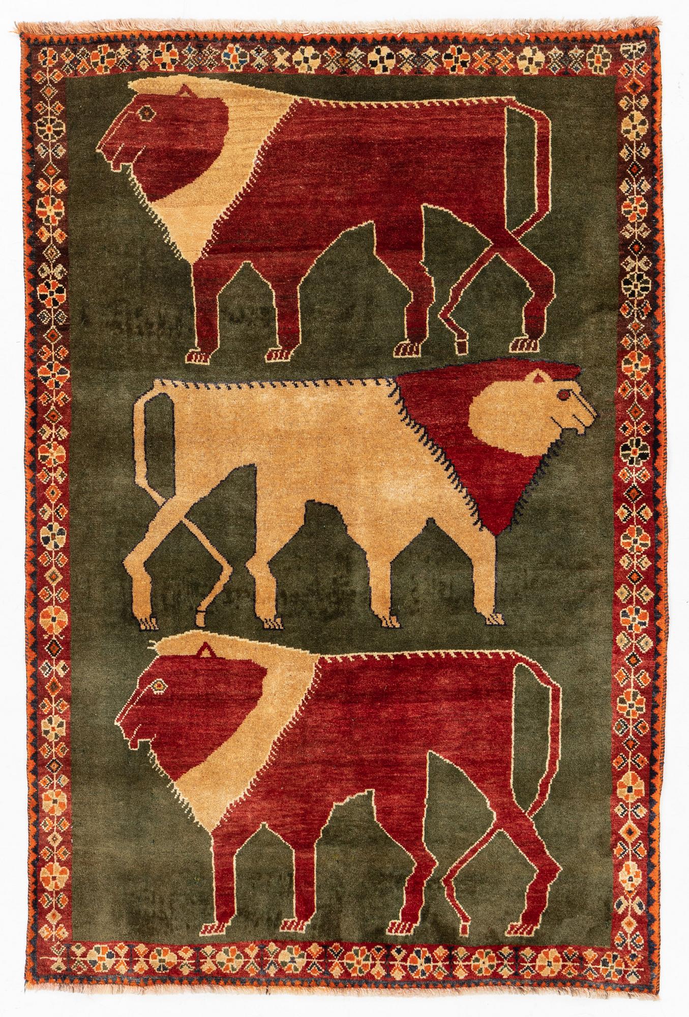 Matta, Kashgai,  174 x 116 cm.