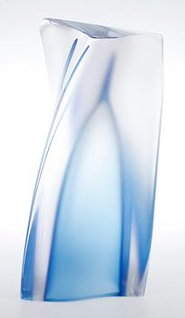 OBJEKT, glas, "Segel" Göran Wärff, Kosta Boda, Unik.
