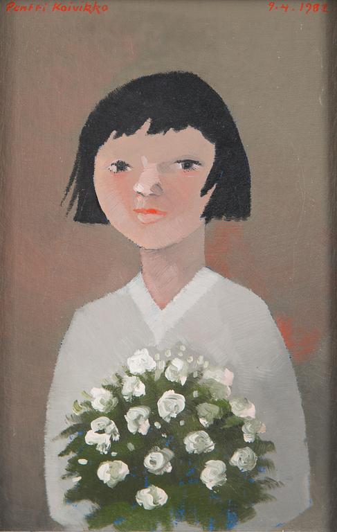 Pentti Koivikko, "Rippikoulu tyttö" (Confirmation girl).