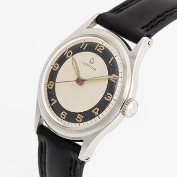 Certina, "Bulls-Eye", wristwatch, 34 mm.