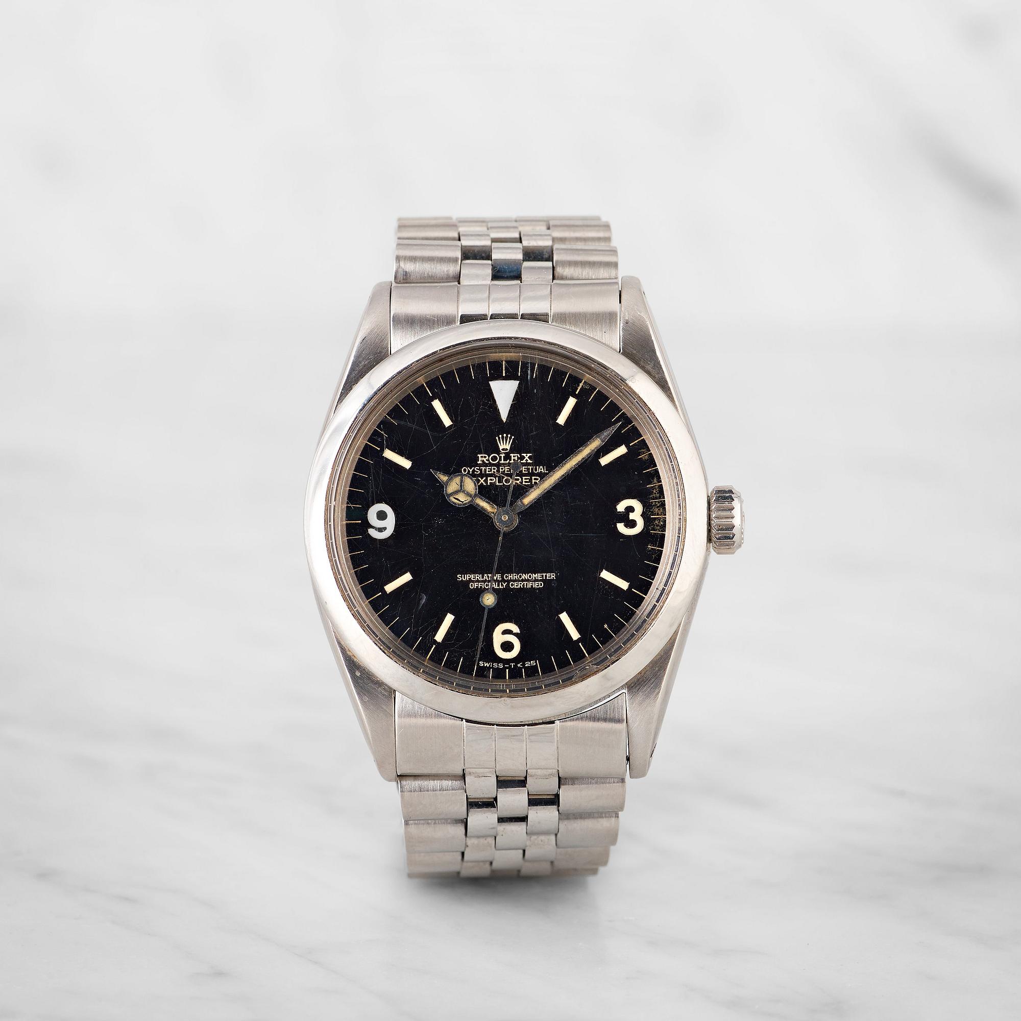 ROLEX, Explorer, "Gilt dial".
