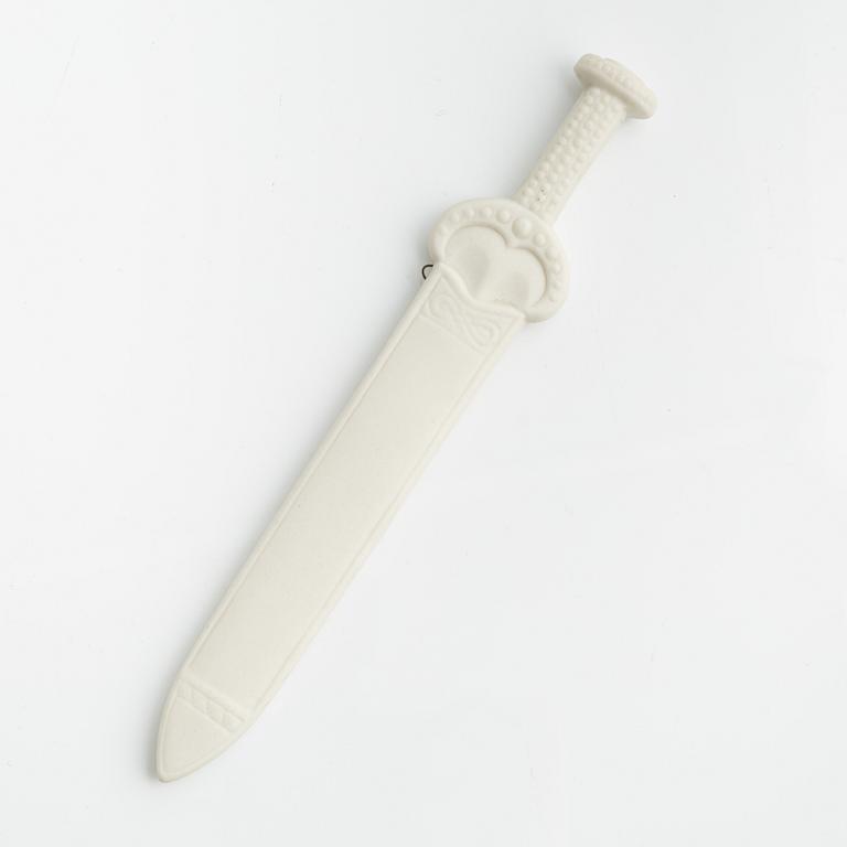 A biscuit porcelain figurine, Gustafsberg, dated 1907.