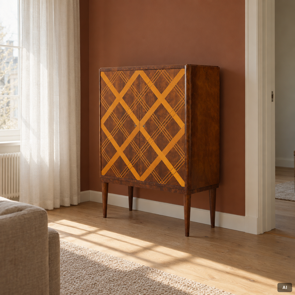 Swedish Modern cabinet, 1940s/50s.