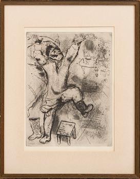 Marc Chagall, etching, signed in the print.