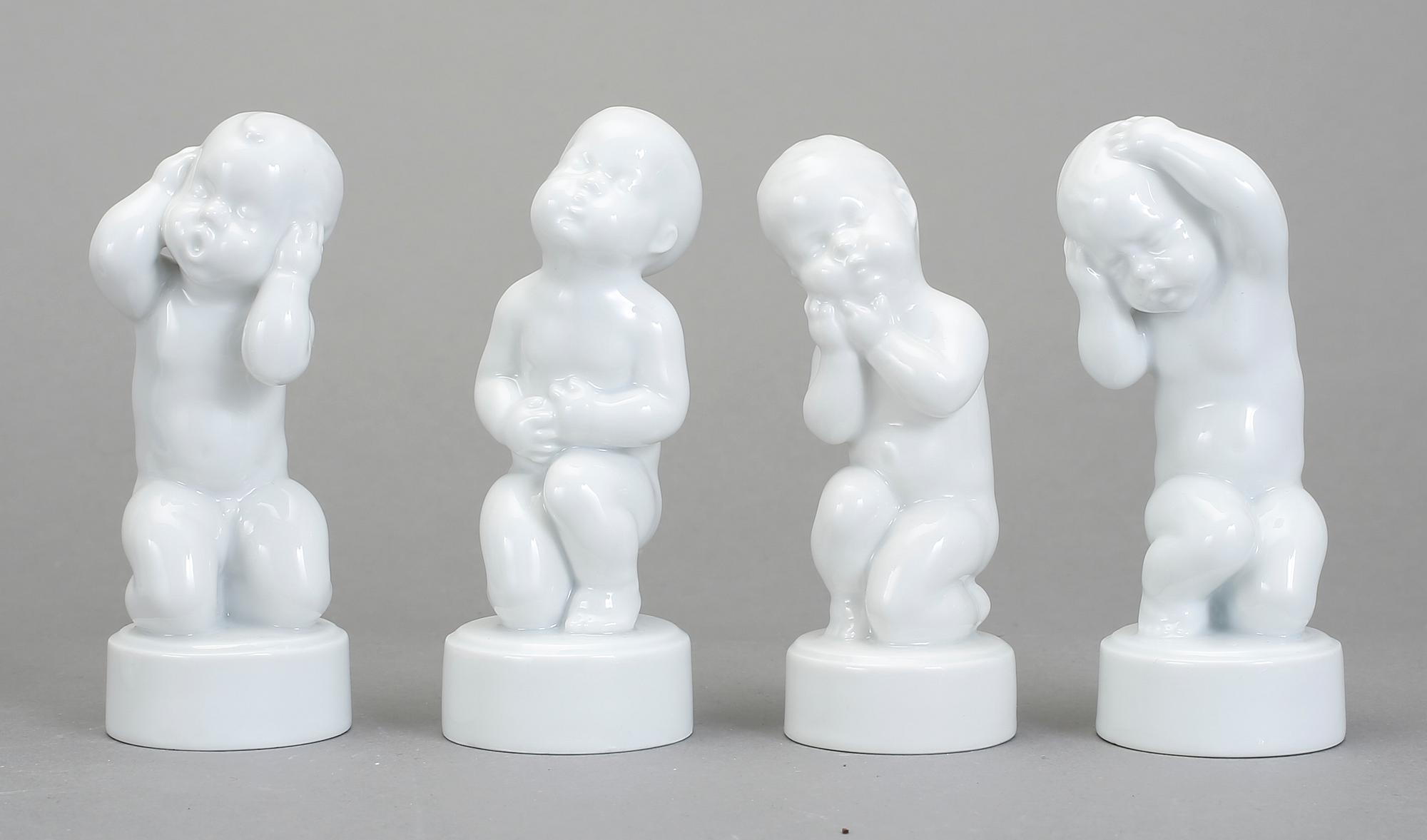 FIGURINER, 7 st, porslin, Bing & Gröndahl.