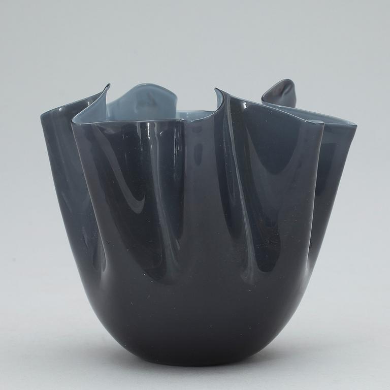 NÄSDUKSSKÅL, glas, Venini, etikettmärkt, 1900-talets mitt.