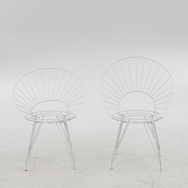 Yngve Ekström, a pair of "Desirée" chairs, Sweden, 1950's.