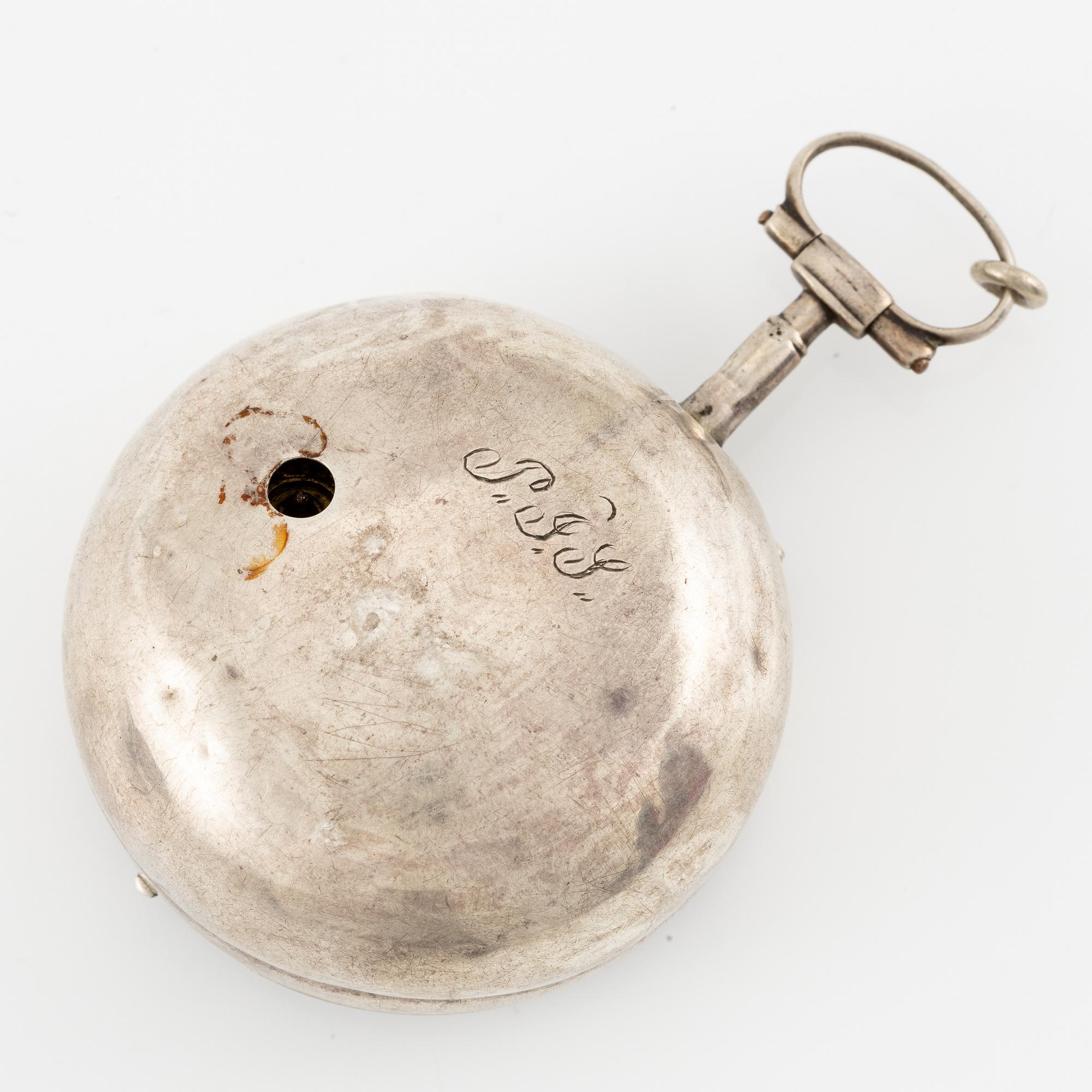 Fickur, av John Davis, London, tidigt 1700-tal, Barock.