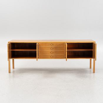 Josef Frank, a model 1015 mahogany veneered sideboard, Svenskt Tenn, Sweden, prior to 1985.