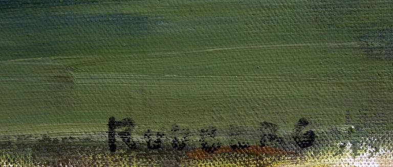 GUSTAV RUDBERG, olja på duk, sign.