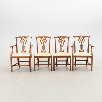 Dining group 11 dlrs England mid-20th century.