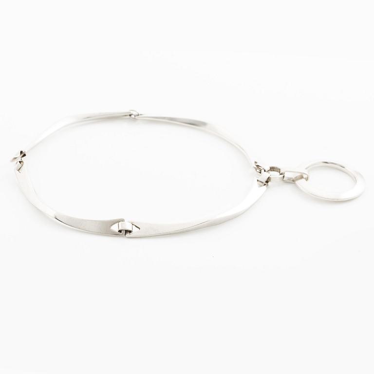 Sven-Erik Högberg, a necklace, sterling silver, Gothenburg 1991.