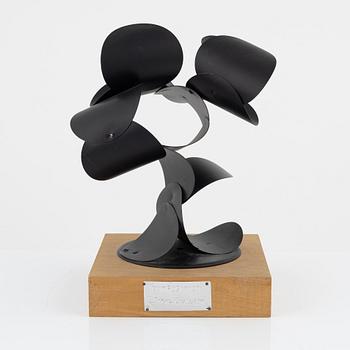 Sven Carlsson, a metal sculpture.