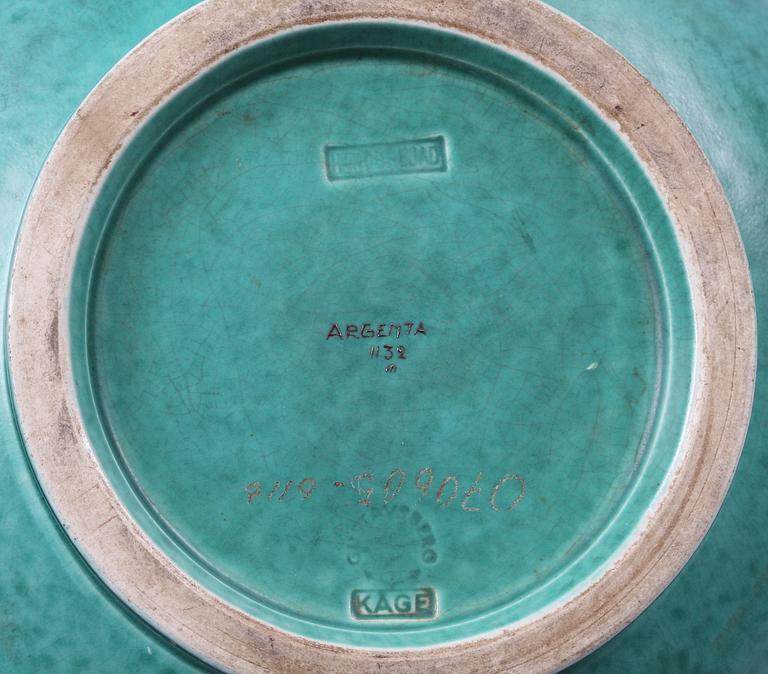 URNA, stengods, "Argenta", Wilhelm Kåge, Gustavsberg.