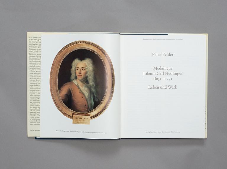 BOK, "Oeuvre du Chevalier Hedlinger précédée de l'éloge historique de ce célébre artiste....", Christian von Mechel 1778.