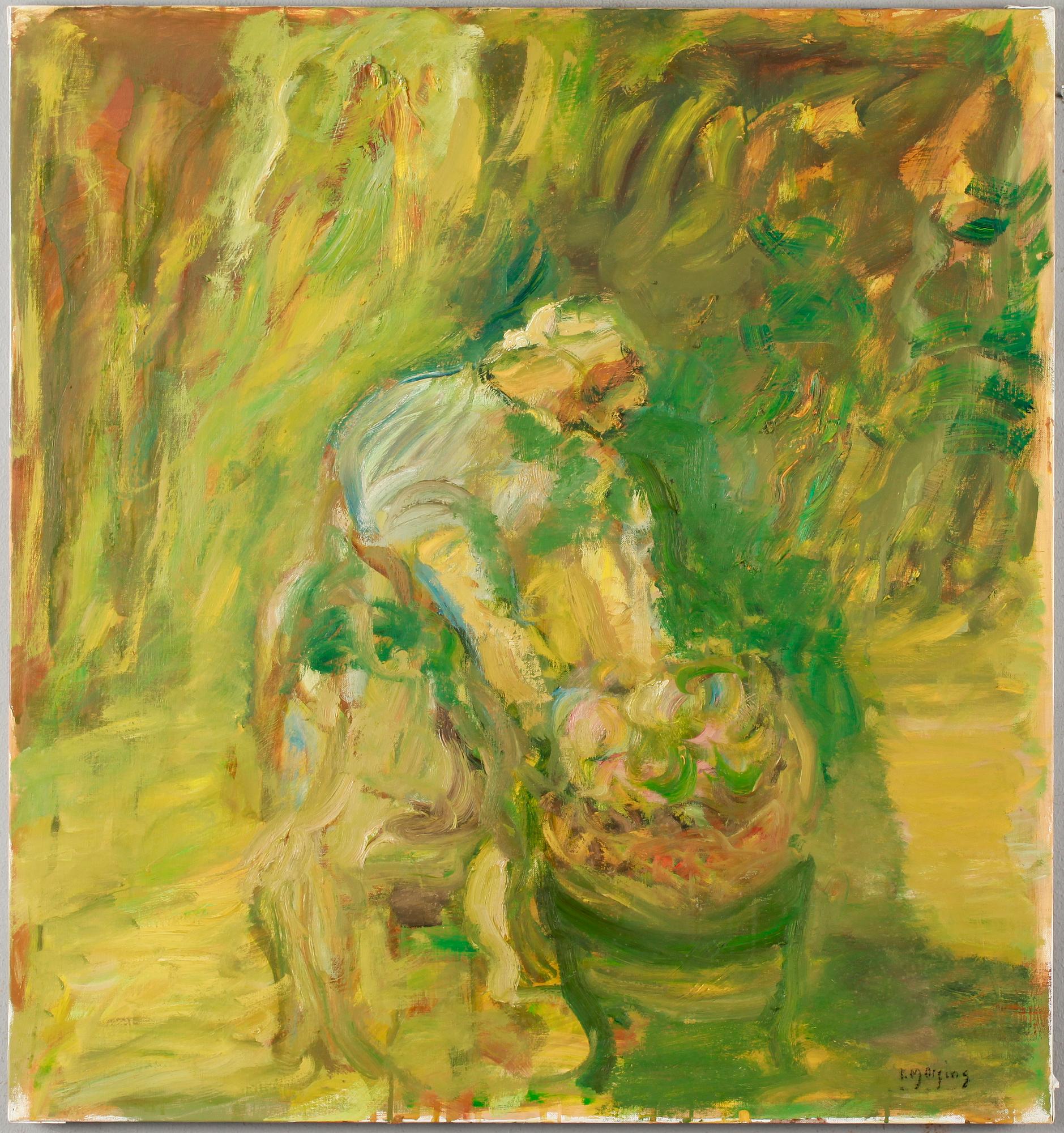 IVAR MORSING, oil on canvas, stamp signature.