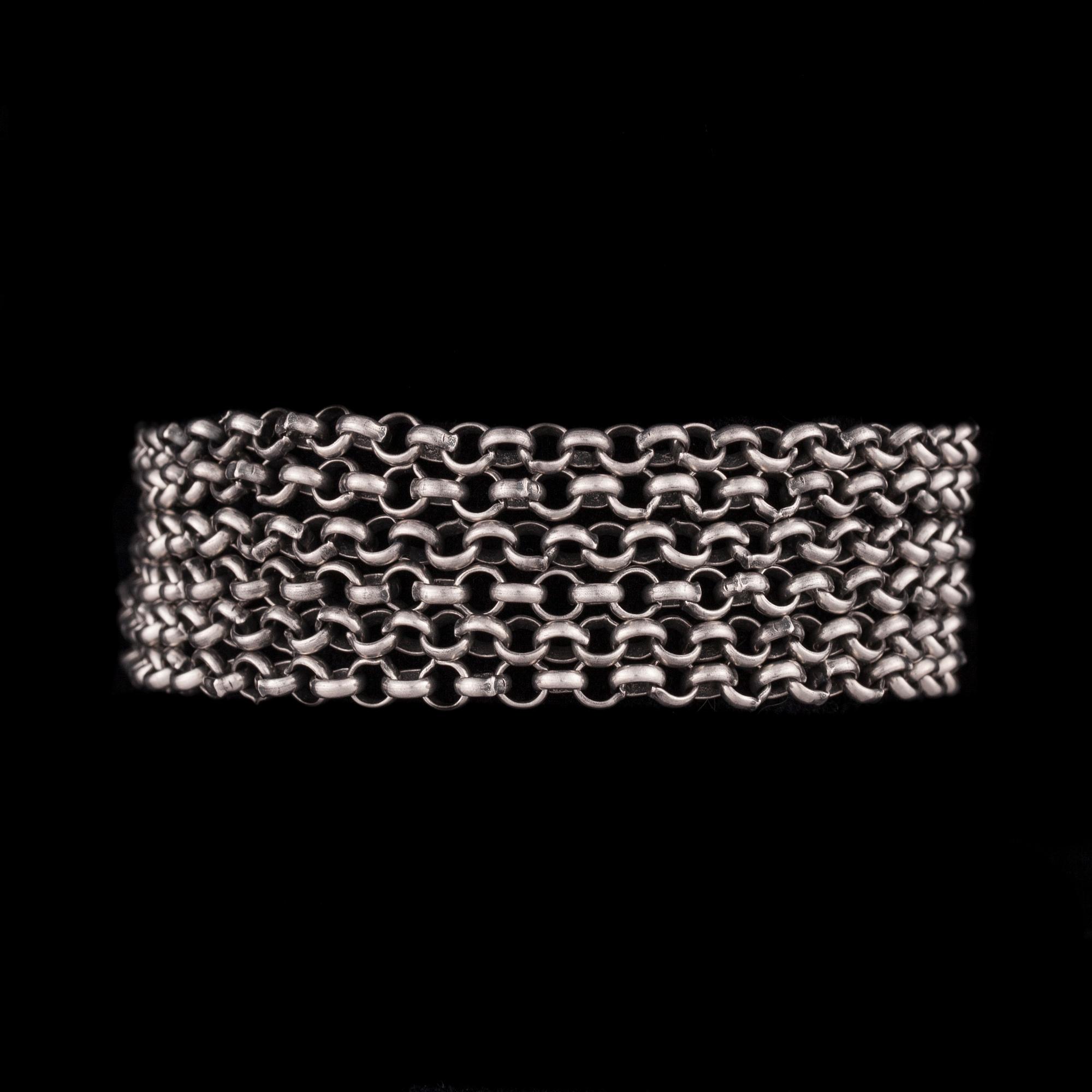HÄNGSMYCKE samt ARMSMYCKE, försilvrade, Kalevala Koru, 1900-talets mitt.