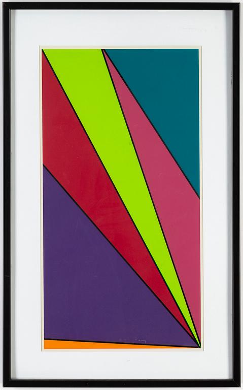 OLLE BAERTLING, serigrafi, ej signerad.