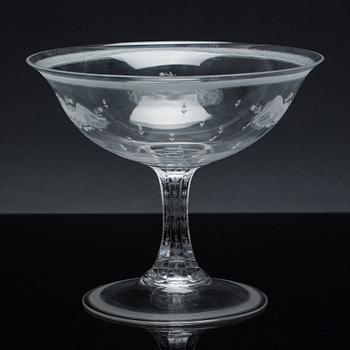 An EDWARD HALD glass bowl, 1923.