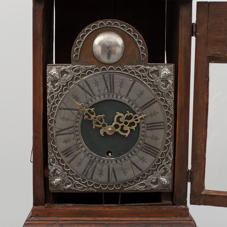 A 19th century grandfather clock.