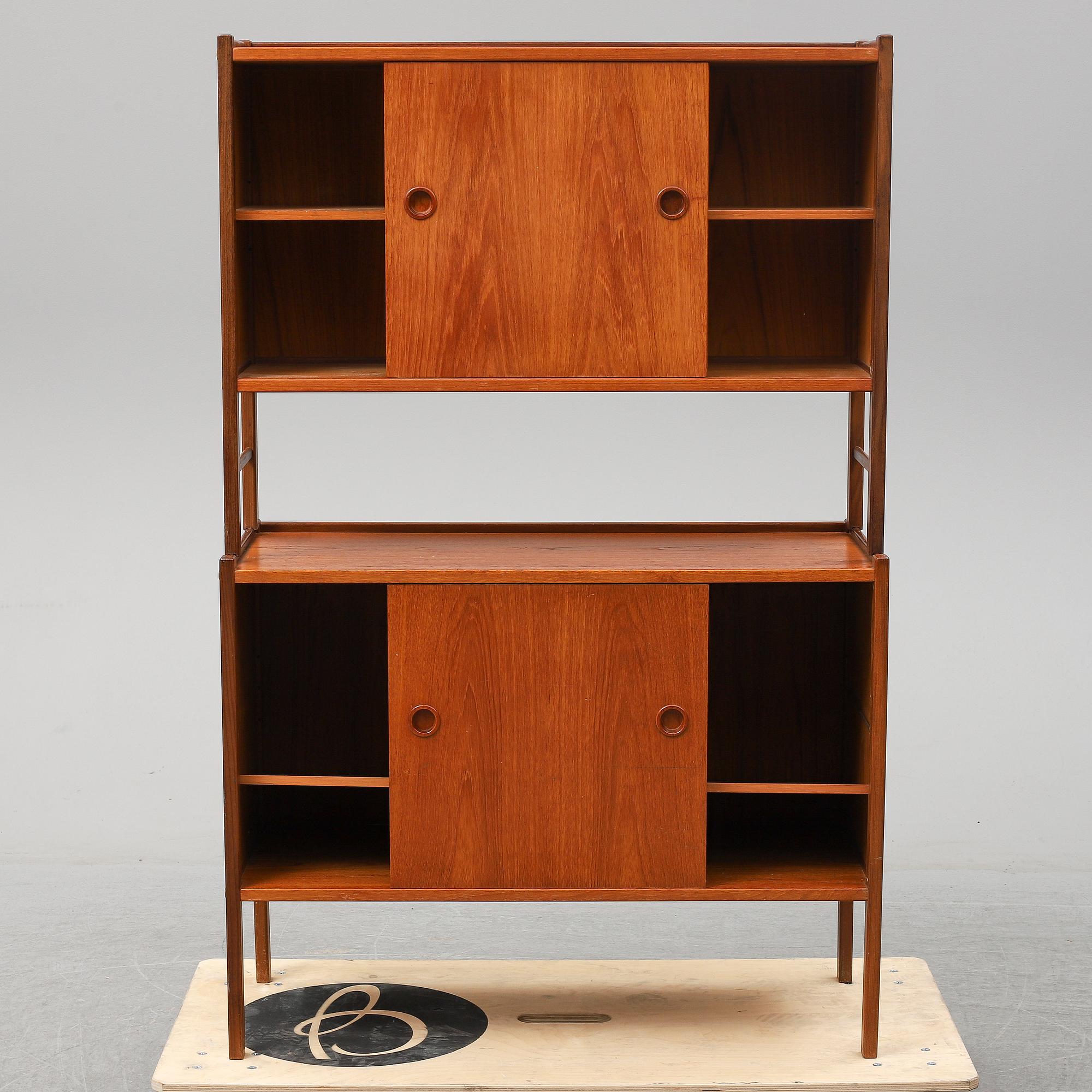 A 1960's teak shelf.