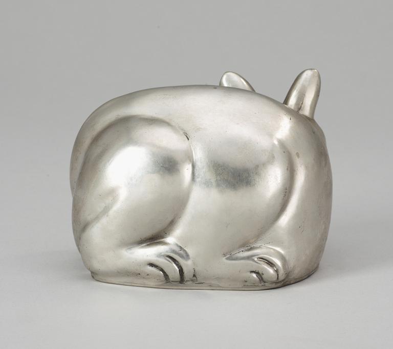 Estrid Ericson, An Estrid Ericson pewter cat, Svenskt Tenn, Stockholm 1968.