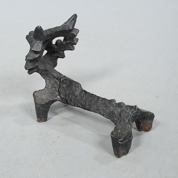 ELDHUND, gjutjärn, "Räven", Olle Hermansson, Husqvarna, 1900-talets andra hälft.