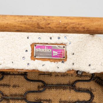 Alf Svensson, fåtölj, "Teve", Studio Ljungs Industrier AB, Malmö, Bra Bohag, 1950-tal.