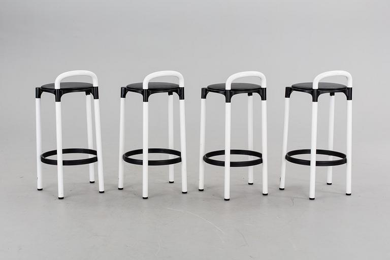 BARSTOLAR, 4 st, Anna Castelli-Ferrieri för Kartell.