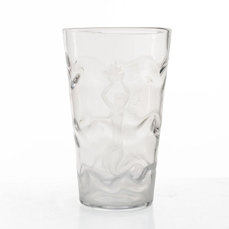Vicke Lindstrand, Vase, Orrefors.