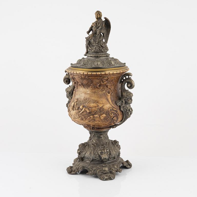 A late 19th century decorative vase.