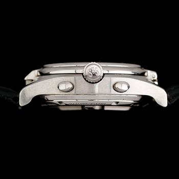 ARMBANDSUR, stål, Sjöö Sandström, Chronolink Worldtimer UTC.
