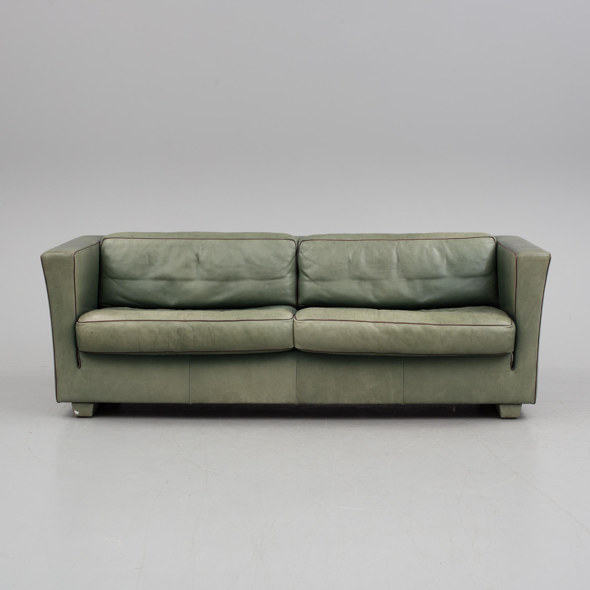 ANDREE PUTMAN, a sofa and easy chair, "Lotus", manufactured by de Sede of Switzerland, late 1900s.